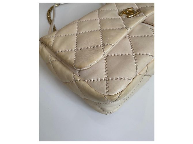 Chanel Timeless Borsa a tracolla in pelle classica - vista 10