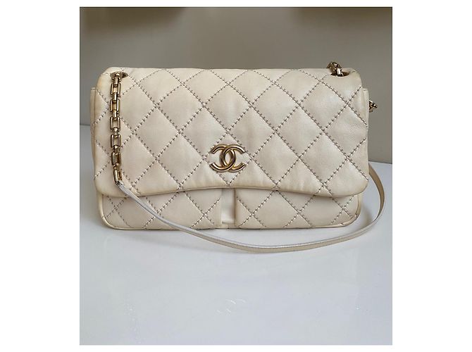 Chanel Timeless Borsa a tracolla in pelle classica - vista 3