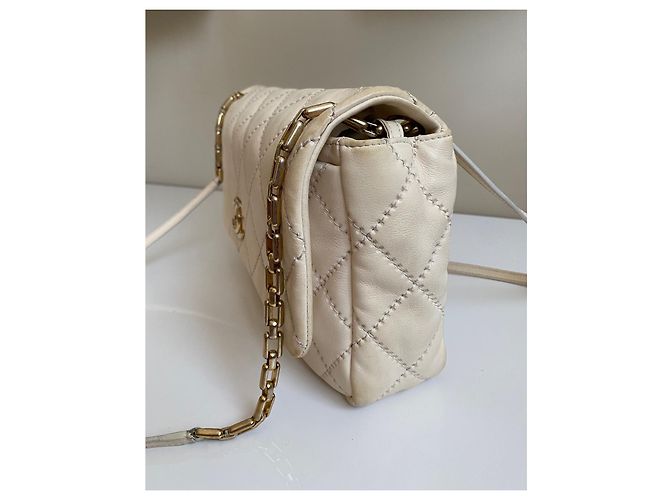 Chanel Timeless Borsa a tracolla in pelle classica - vista 6