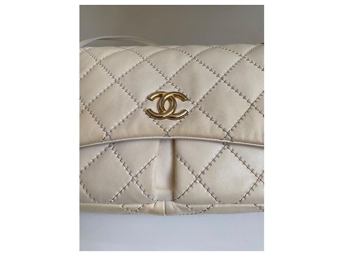 Chanel Timeless Borsa a tracolla in pelle classica - vista 7