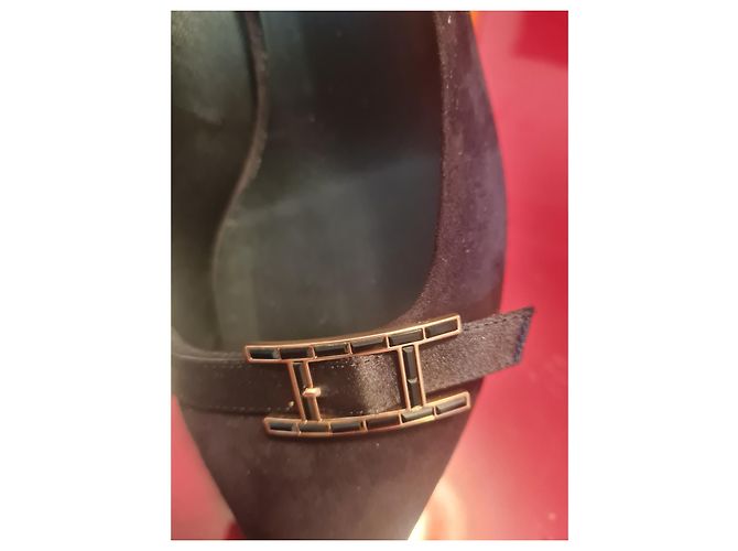 Hermès Errötender Pump mit HAPI-Schnalle Schwarz - Ansicht 6