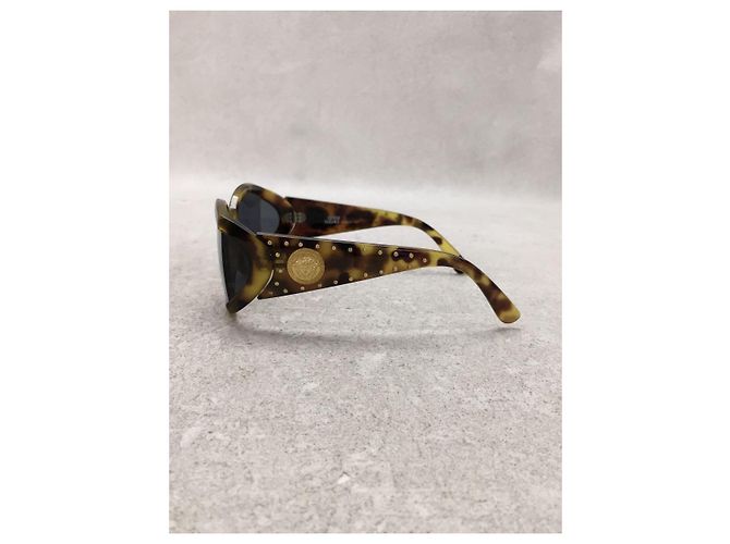 **Gianni Versace Brown Celluloid Sunglasses - view 3