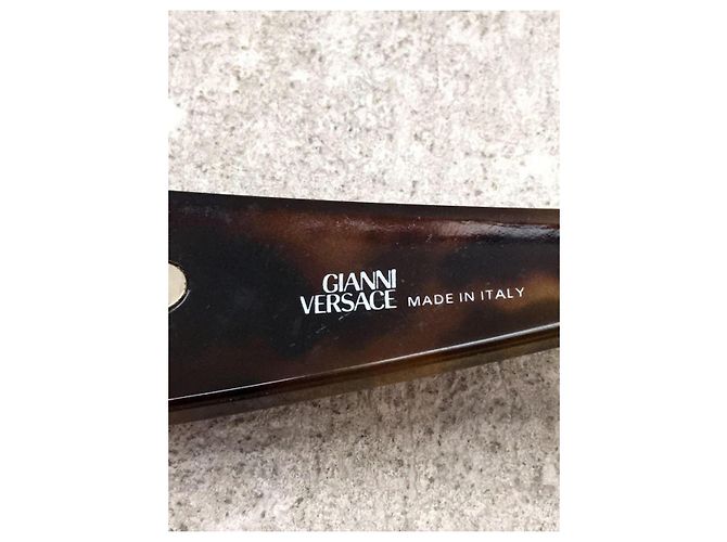 **Gianni Versace Brown Celluloid Sunglasses - view 4