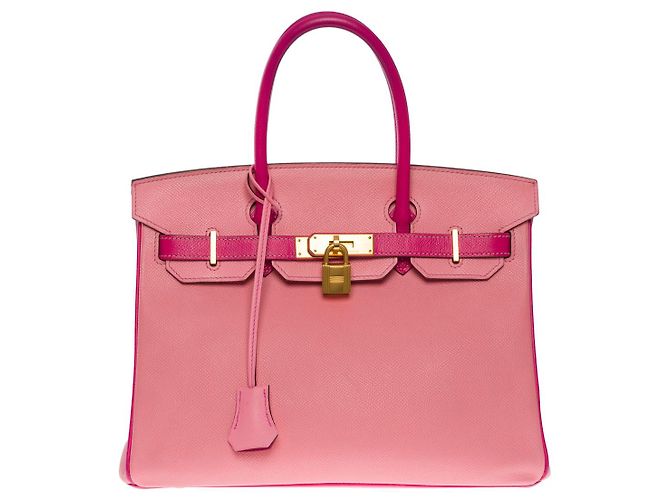 Hermès Borsa Hermes Birkin 30 in Pelle Rosa - 101220 - vista 2