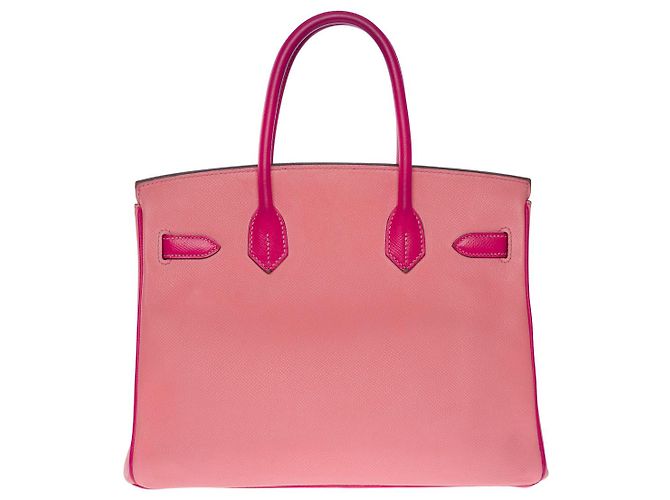 Hermès Borsa Hermes Birkin 30 in Pelle Rosa - 101220 - vista 3