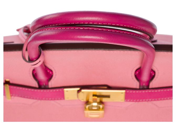 Hermès Borsa Hermes Birkin 30 in Pelle Rosa - 101220 - vista 9