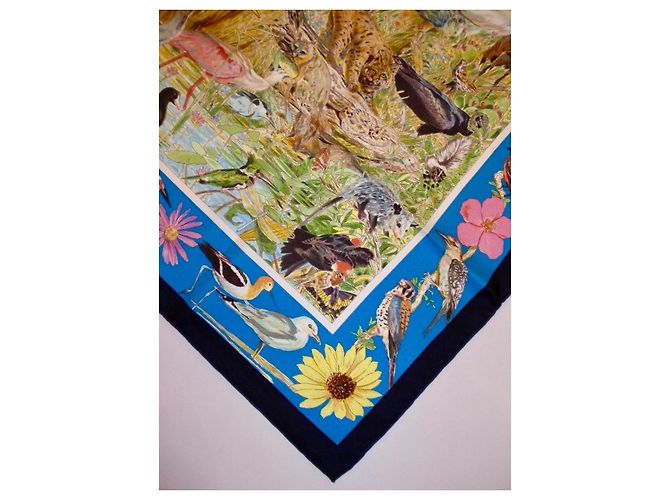 Hermès Hermes: Rare Square "La vida salvaje de Texas"  2014 ¡Ya eres coleccionista! Multicolor - vista 10