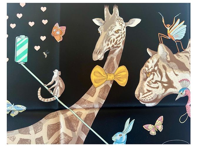 Hermès Ermete : Superba Piazza "Hermes Story" Già introvabile e Collezionista! Multicolore - vista 3