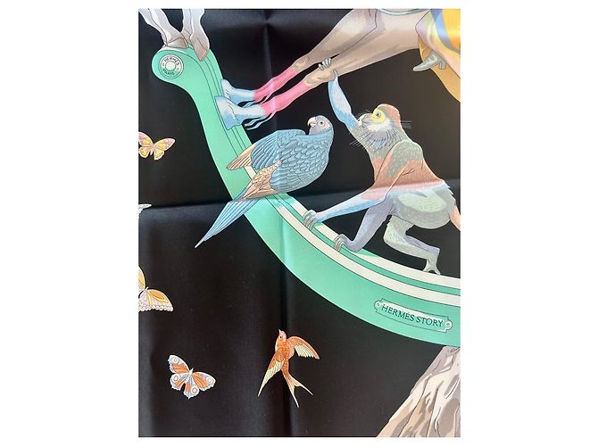 Hermès Ermete : Superba Piazza "Hermes Story" Già introvabile e Collezionista! Multicolore - vista 5