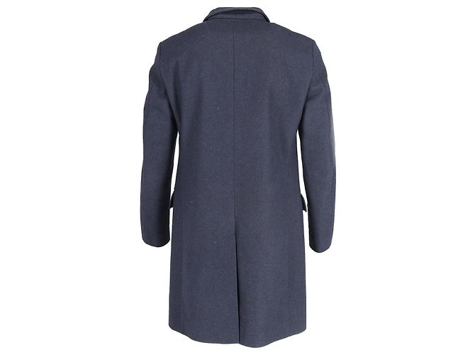 Casaco slim fit Hugo Boss em viscose azul marinho - vista 2