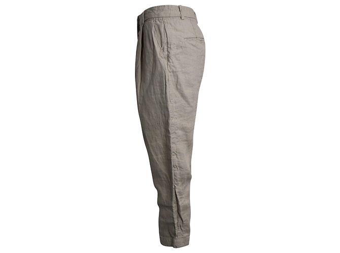 Marc by Marc Jacobs Pantalón Co Relaxed Fit Lino Beige - vista 2
