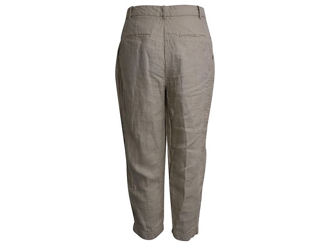 Marc by Marc Jacobs Pantalón Co Relaxed Fit Lino Beige - vista 3