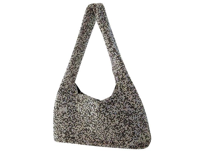 Donna Karan Sac sous aisselles Crystal Mesh - Kara - Polyster - Pixel Noir - vue 2
