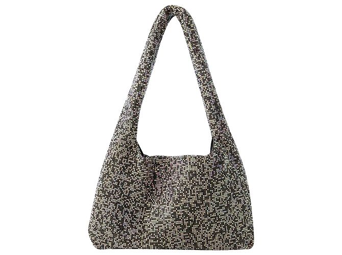 Donna Karan Sac sous aisselles Crystal Mesh - Kara - Polyster - Pixel Noir - vue 3