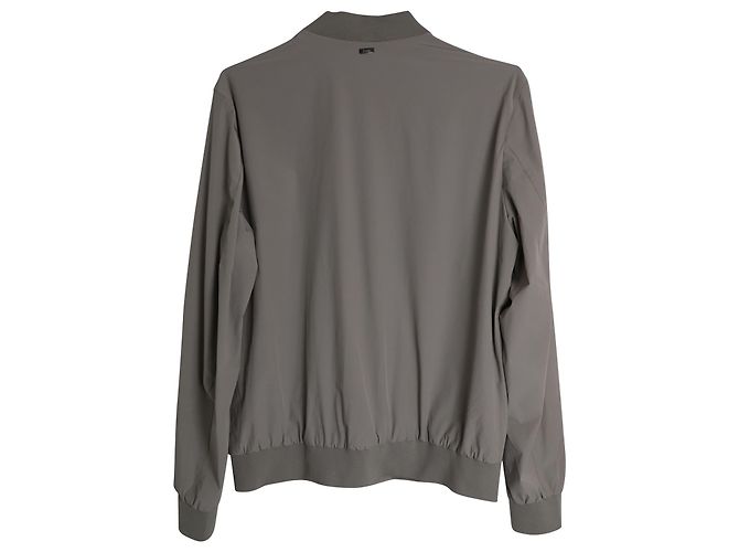 Chaqueta bomber ligera Herno de poliamida gris - vista 2