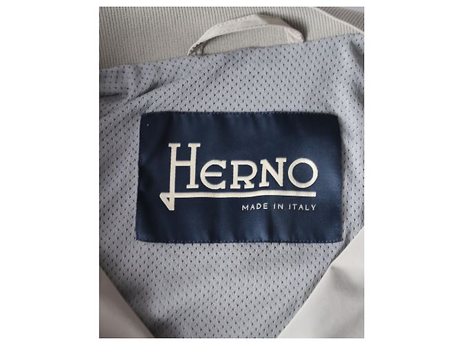 Chaqueta bomber ligera Herno de poliamida gris - vista 4