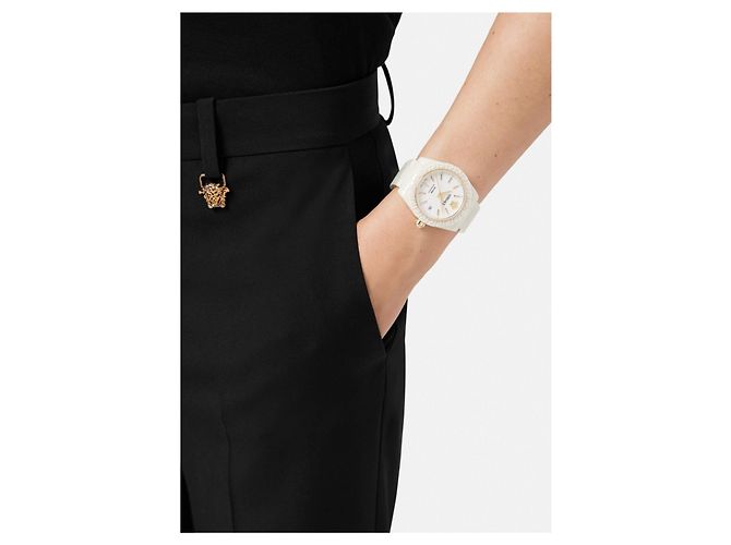 Versace DV One Automatikuhr Weiß - Ansicht 5