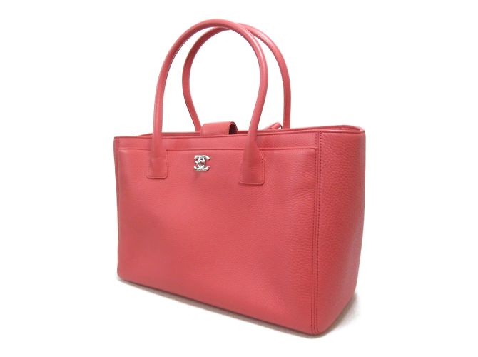 Chanel CC Leder Executive Cerf Tote Pink - Ansicht 3