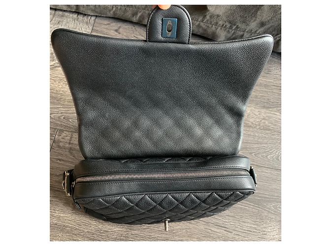 Timeless Chanel Borsa con patta Classique senza tempo Nero - vista 9