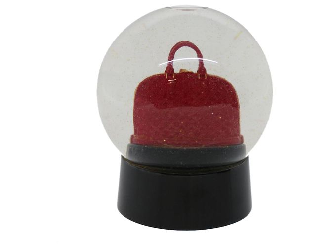 LOUIS VUITTON Snow Globe Alma Exclusive LV VIP Clear Red LV Auth 42976 - view 3