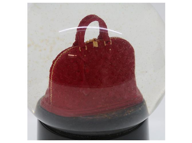LOUIS VUITTON Snow Globe Alma Exclusive LV VIP Clear Red LV Auth 42976 - view 6