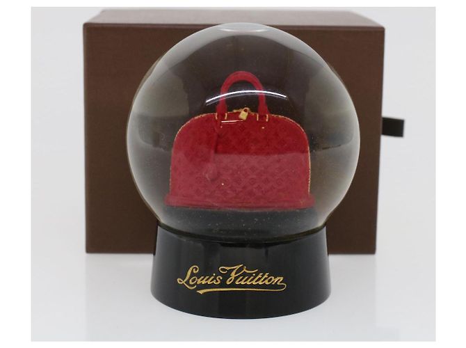 LOUIS VUITTON Snow Globe Alma Exclusive LV VIP Clear Red LV Auth 42976 - view 9