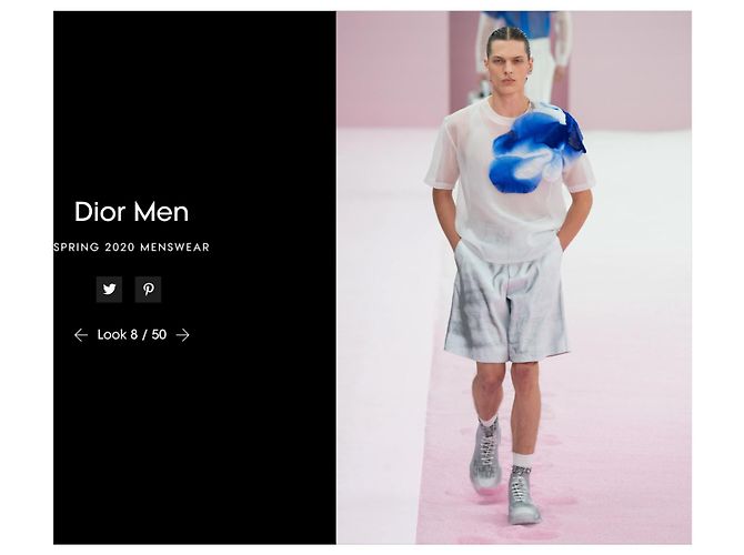 Bottes de combat Dior x Daniel Arsham en caoutchouc transparent - vue 9