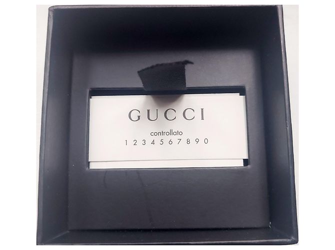 Croce Gucci quadrata in argento Silver hardware - vista 3