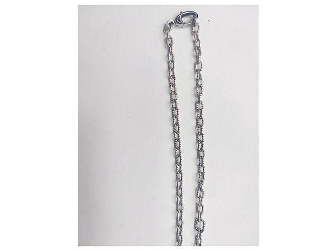 Croce Gucci quadrata in argento Silver hardware - vista 5