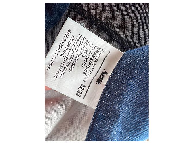 Jeans Acne in denim blu - vista 4