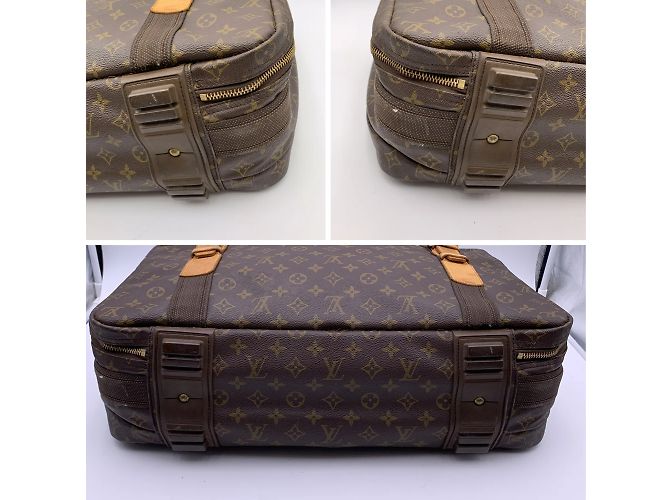 Louis Vuitton Satellite in tela monogramma 53 Borsa da viaggio M23356 Marrone - vista 6