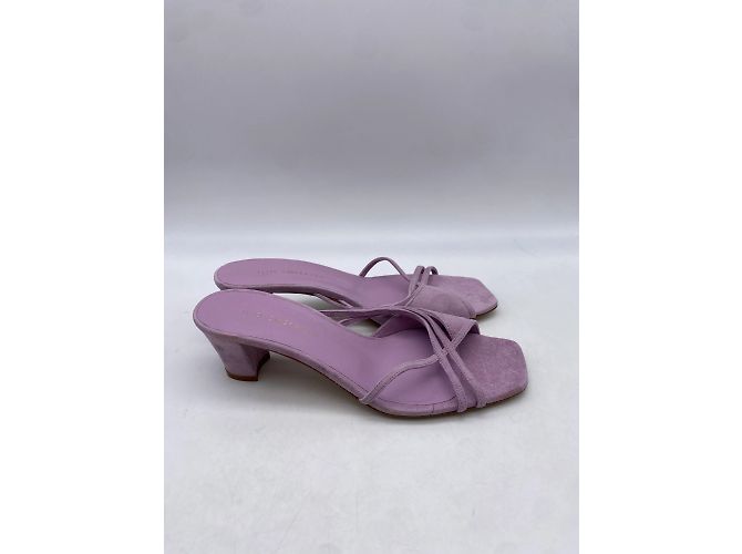Autre Marque Sandali Ilio Smeraldo T.IT 38 in suede Porpora - vista 5
