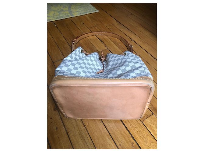 Noe Borsa Louis Vuitton Noé Azur in tela Multicolore - vista 5