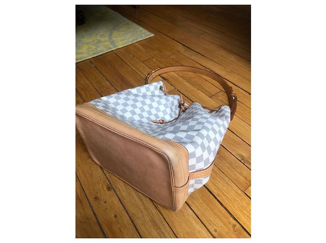 Noe Borsa Louis Vuitton Noé Azur in tela Multicolore - vista 6