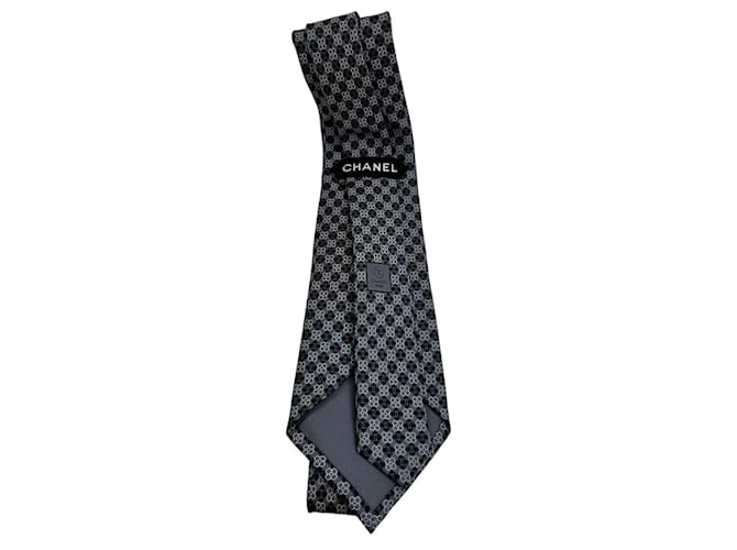Chanel Cravates Gris - vue 2
