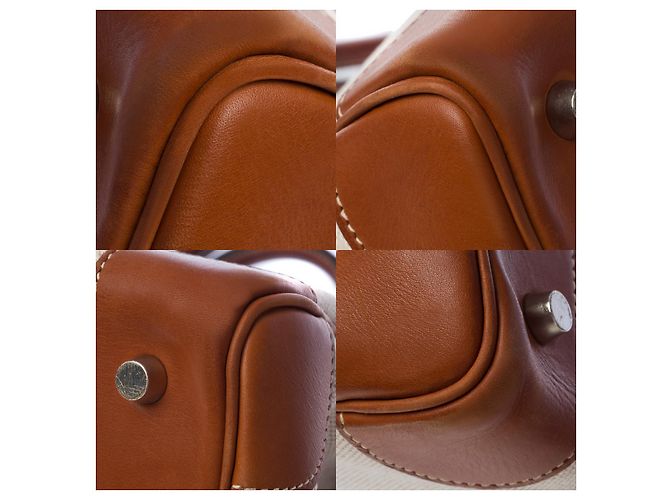 Hermès Borse HERMES Birkin 35 in Tela Beige - 101218 - vista 10