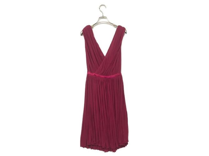 Gucci Crossover-Plisseekleid Pink - Ansicht 2