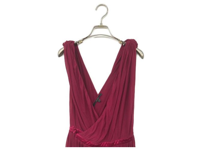 Gucci Crossover-Plisseekleid Pink - Ansicht 3