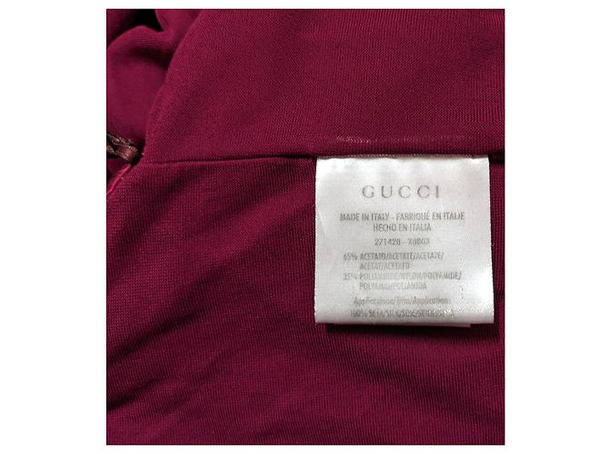 Gucci Crossover-Plisseekleid Pink - Ansicht 5