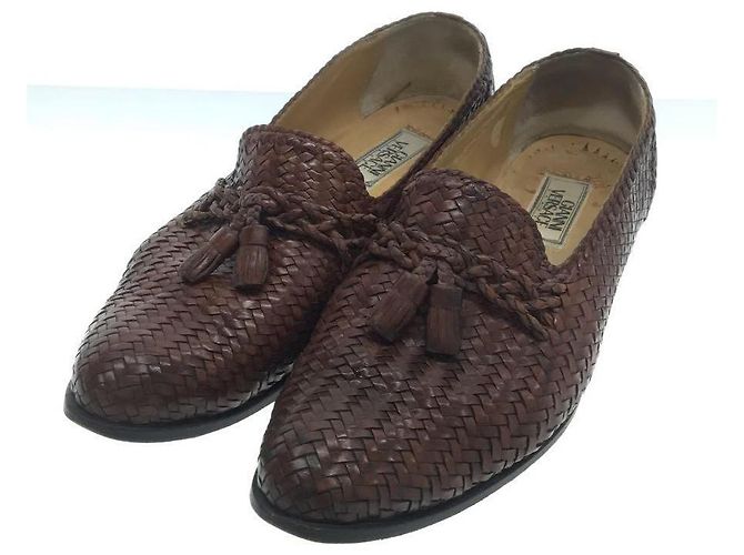 **Scarpe eleganti Gianni Versace in pelle marrone - vista 2