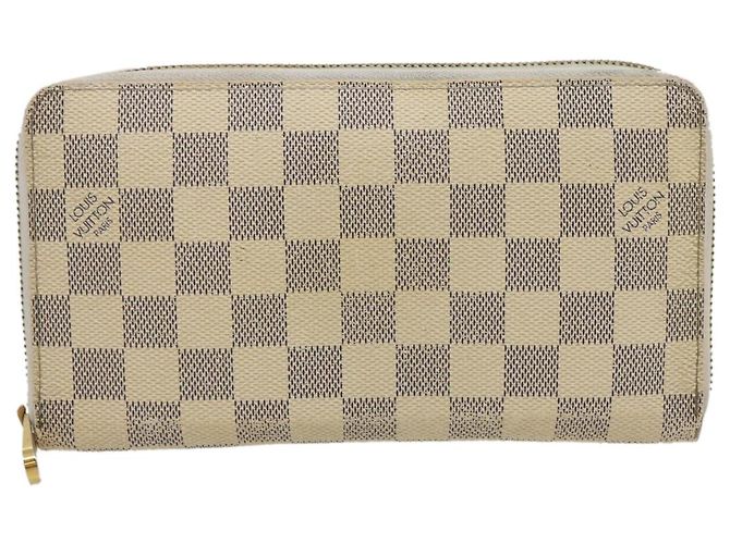 LOUIS VUITTON Damier Azur Zippy Organizer Portafoglio lungo N60012 LV Auth ai662 - vista 13