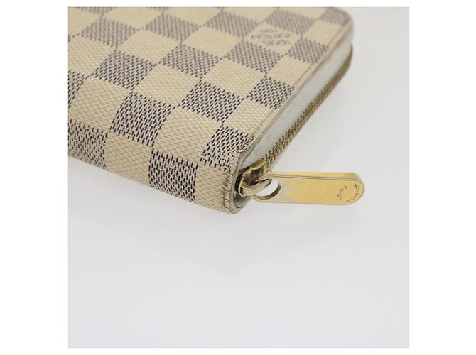 LOUIS VUITTON Damier Azur Zippy Organizer Portafoglio lungo N60012 LV Auth ai662 - vista 14