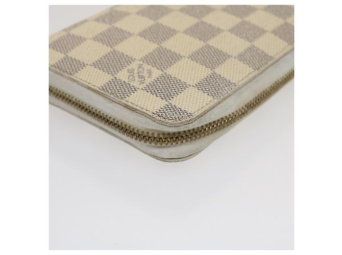 LOUIS VUITTON Damier Azur Zippy Organizer Portafoglio lungo N60012 LV Auth ai662 - vista 16