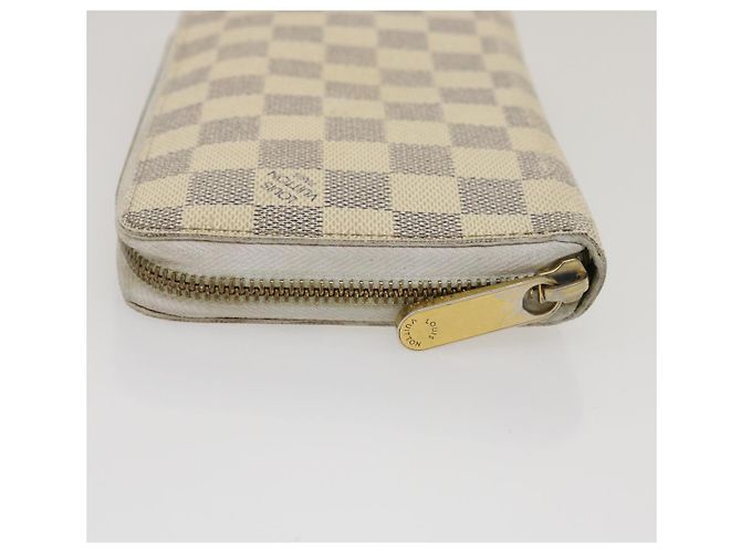 LOUIS VUITTON Damier Azur Zippy Organizer Portafoglio lungo N60012 LV Auth ai662 - vista 5