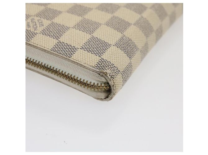 LOUIS VUITTON Damier Azur Zippy Organizer Portafoglio lungo N60012 LV Auth ai662 - vista 7