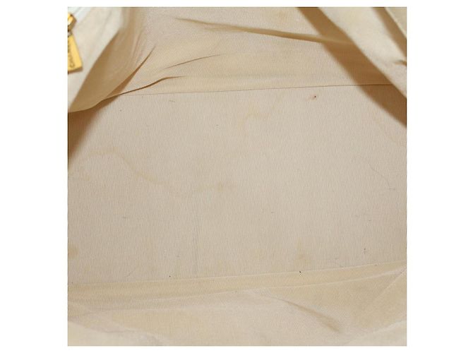 CHANEL Executive-Einkaufstasche mit Drehverschluss und Klappe, Kaviarhaut, Beige, CC Auth 43325 - Ansicht 9