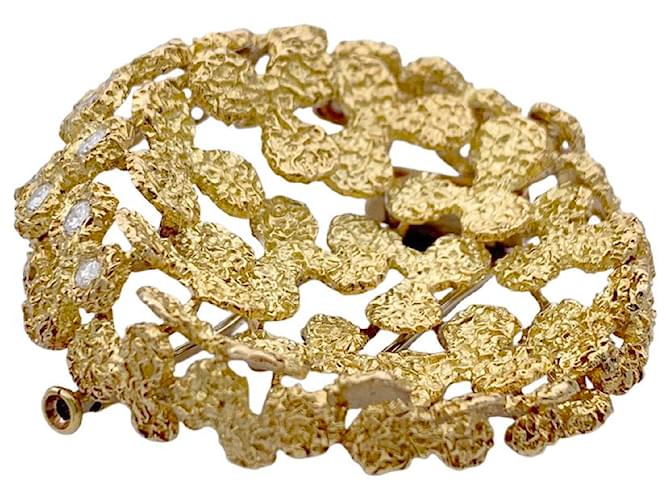 Spilla Fred, giallo oro, Diamants. - vista 2