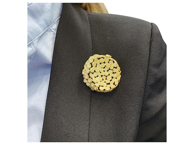 Spilla Fred, giallo oro, Diamants. - vista 7