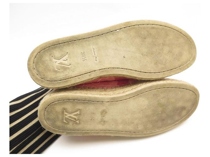 LOUIS VUITTON BLAUE SHORE-SCHUHE 38 CANVAS-SCHUHE ROSA CANVAS-ESPADRILLES Pink - Ansicht 3