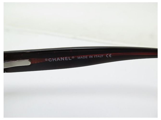 NUEVAS GAFAS DE SOL CHANEL 5059-B LOGO CC ET STRASS GAFAS DE SOL MARRONES Castaño - vista 3